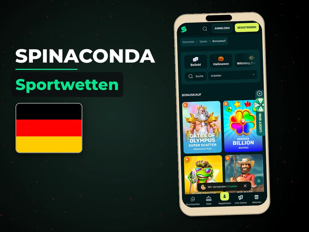 Spinaconda - Sportwetten