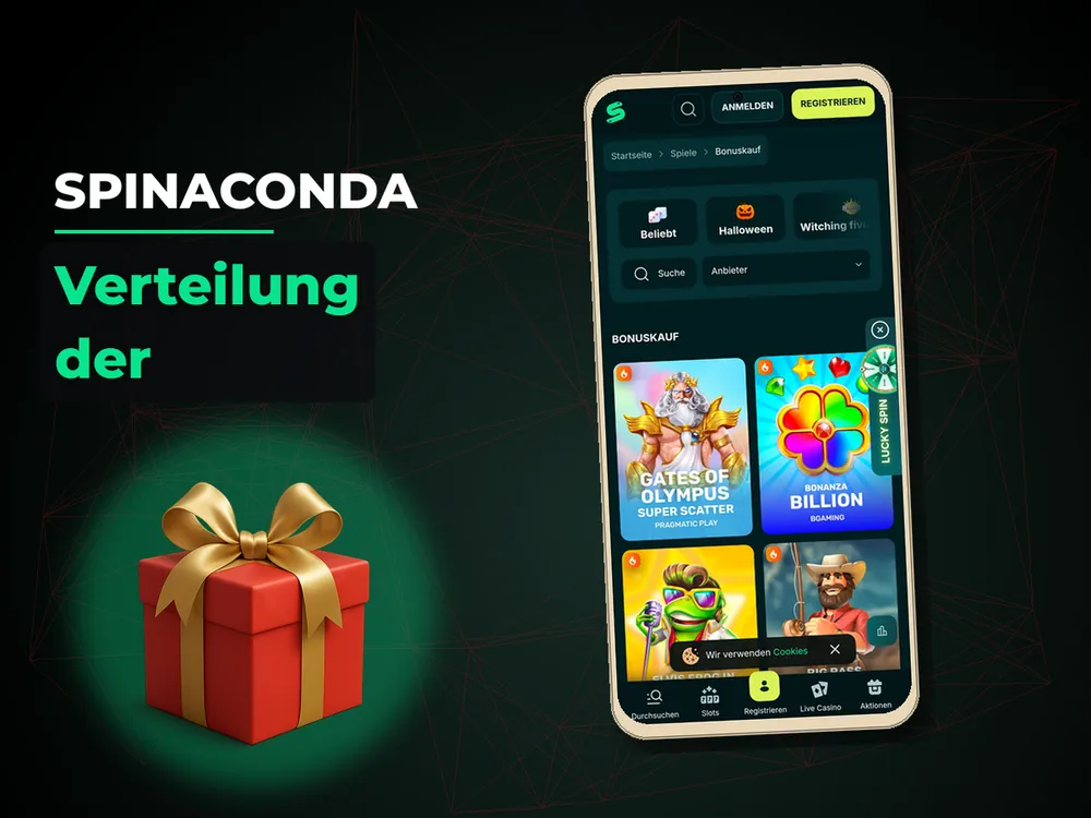 Spinaconda - Verteilung der