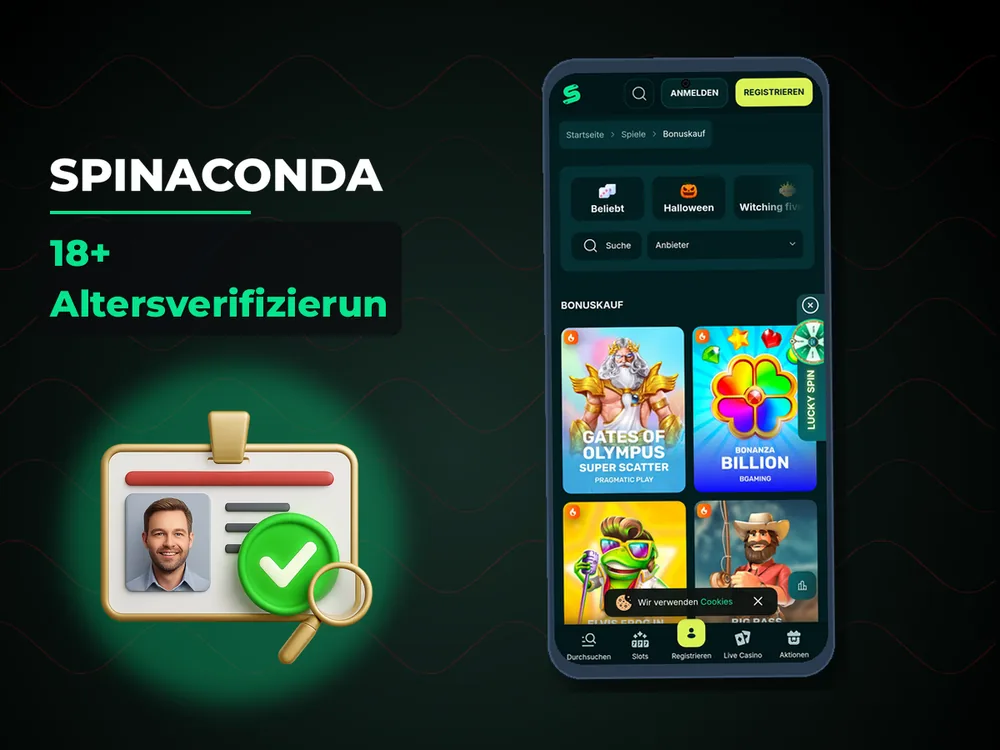 Spinaconda - 18+ Altersverifizierun