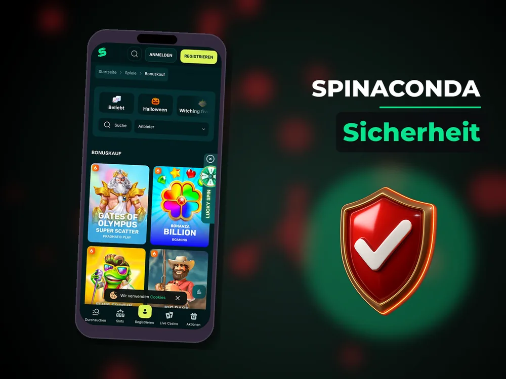 Spinaconda - Sicherheit