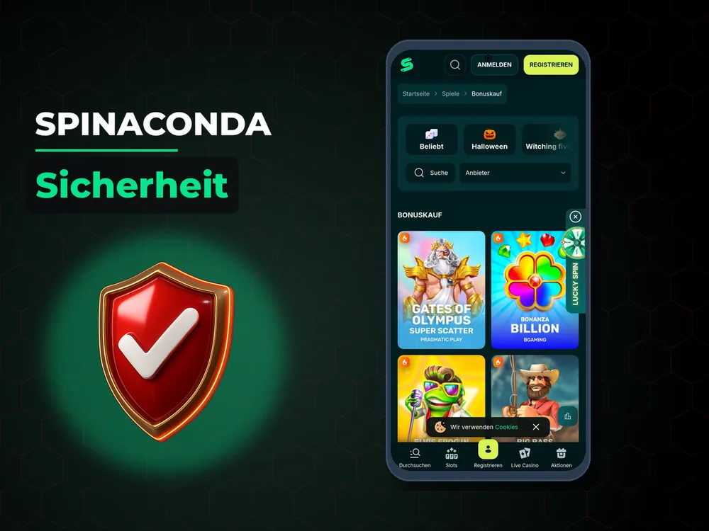 Spinaconda - Sicherheit