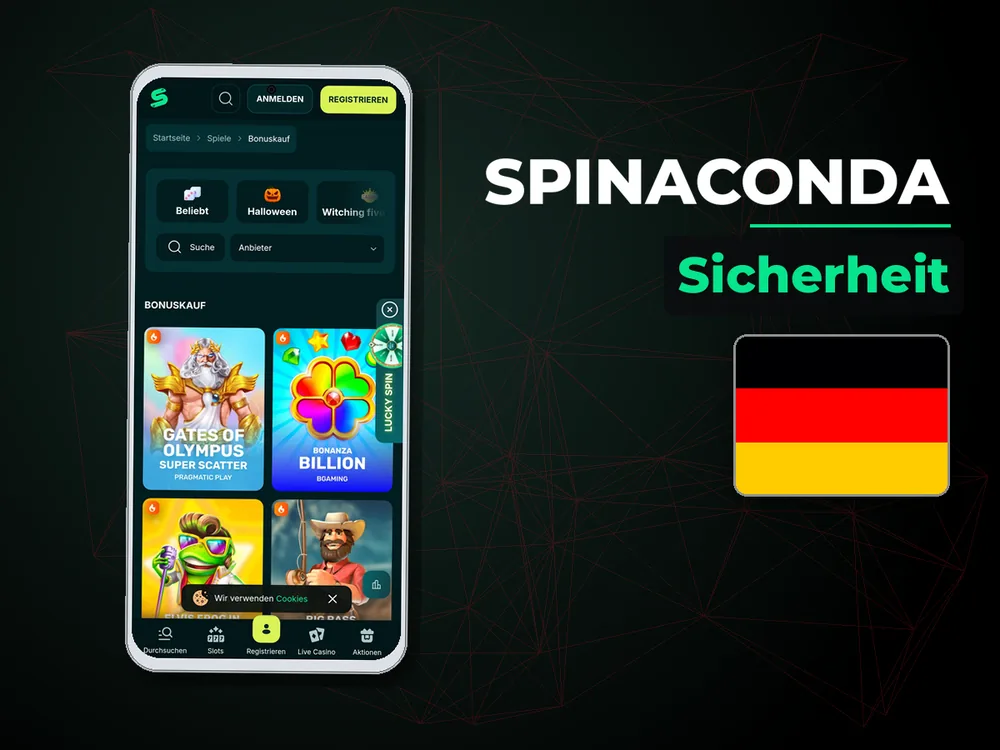 Spinaconda - Sicherheit
