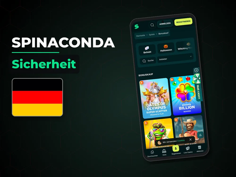 Spinaconda - Sicherheit